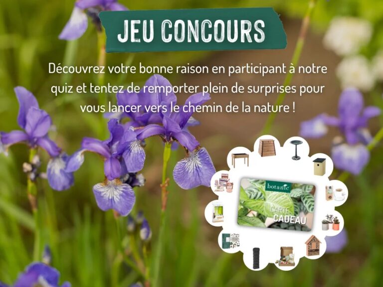 5 cartes cadeaux de 150€ à dépenser chez Botanic