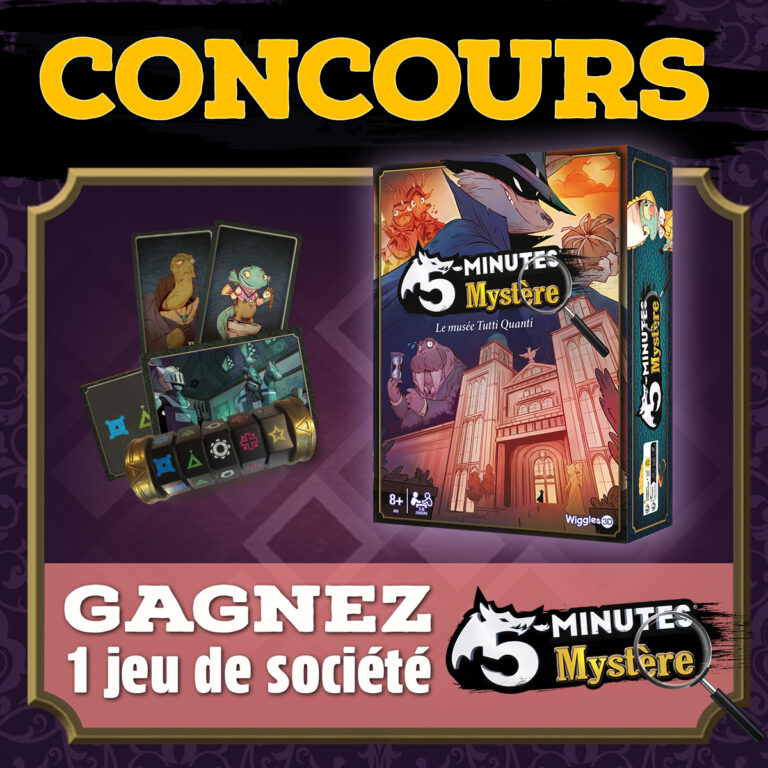 Gagnez un jeu de société 5-Minutes Mystère d’Asmodee