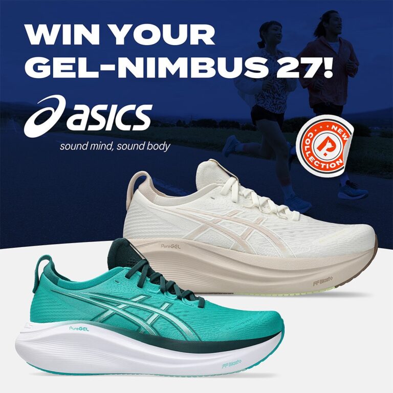 Gagne la nouvelle chaussure de running GEL-NIMBUS 27 d’Asics