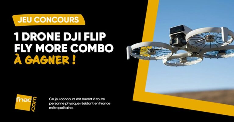 Gagnez un drone DJI Flip Fly More Combo